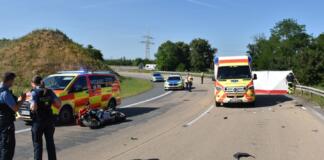 Tödlicher Unfall auf der A60 / A671 bei Ginsheim-Gustavsburg | Foto: BYC-News | Thorsten Lüttringhaus