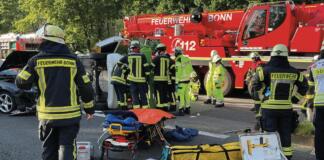 Unfall auf dem Konrad-Adenauer-Damm