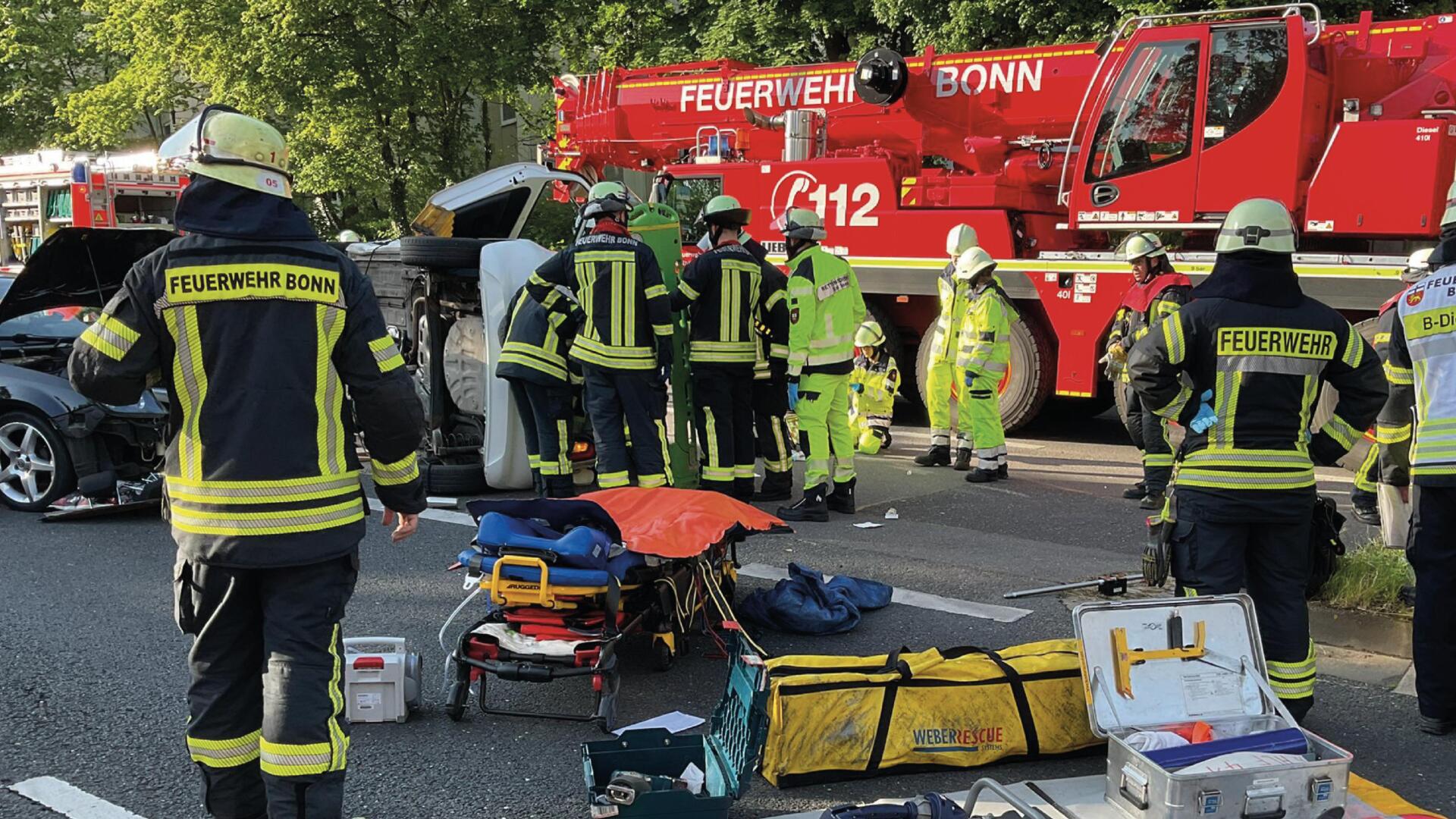 Unfall auf dem Konrad-Adenauer-Damm Unfall auf dem Konrad-Adenauer-Damm