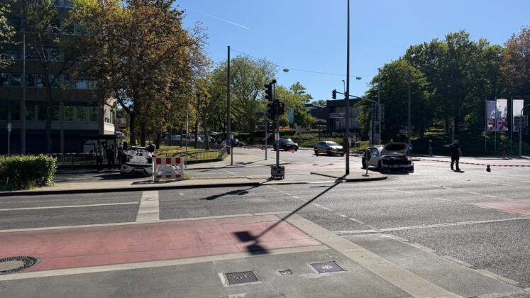 Unfall in wiesbaden