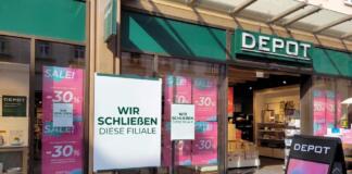 Depot Filiale in Wiesbaden und Frankfurt schließt