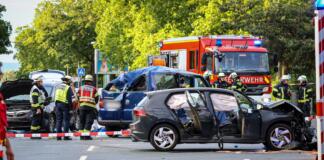 Unfall in Mainz-Mombach: Elf Verletzte nach schwerem Crash