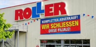 Möbelhaus Roller schließt weitere Filialen