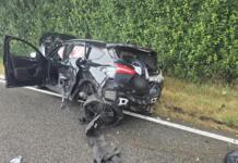 Schwerer Unfall auf der B420 zwischen Undenheim und Schornsheim Schwerer Unfall zwischen Undenheim und Schornsheim | Foto: BYC-News | Thorsten Lüttringhaus