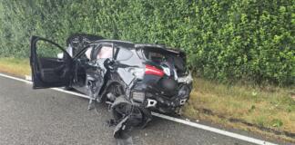 Schwerer Unfall zwischen Undenheim und Schornsheim | Foto: BYC-News | Thorsten Lüttringhaus