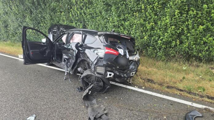 Schwerer Unfall zwischen Undenheim und Schornsheim | Foto: BYC-News | Thorsten Lüttringhaus