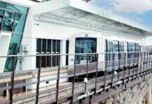 Neue Sky Line-Bahn am Frankfurter Flughafen nimmt Betrieb wieder auf Sky Line-Bahn am Frankfurter Flughafen