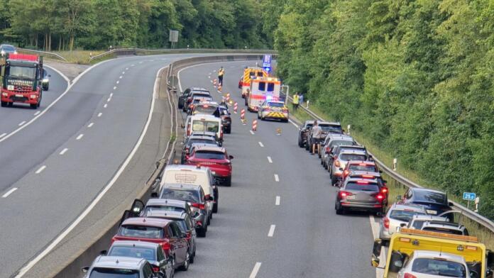 Unfall A60 Mainz