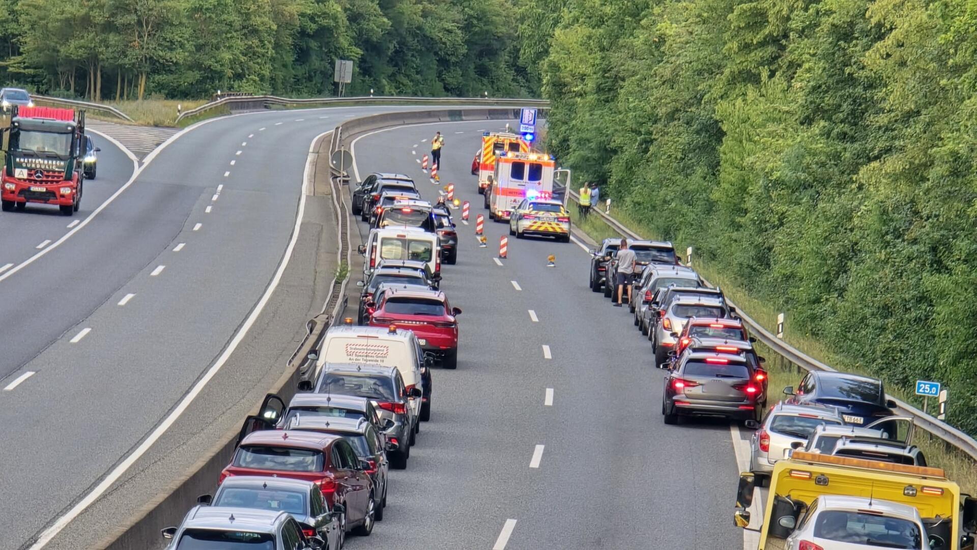 Unfall A60 Mainz