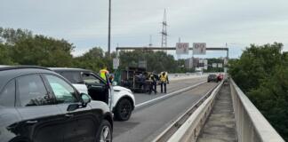 Unfall auf der A643 bei Mainz-Mombach | Foto: BYC-News
