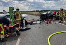 Vollsperrung nach schwerem Unfall auf der B41 in Bad Kreuznach B41 Bad Kreuznach