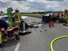 Vollsperrung nach schwerem Unfall auf der B41 in Bad Kreuznach B41 Bad Kreuznach