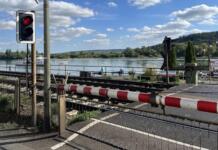 Sperrung mehrerer Bahnübergänge in Rüdesheim Bahnübergänge Rüdesheim