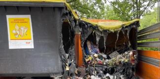 Drastische Zunahme an Mülltonnenbränden in Wiesbaden