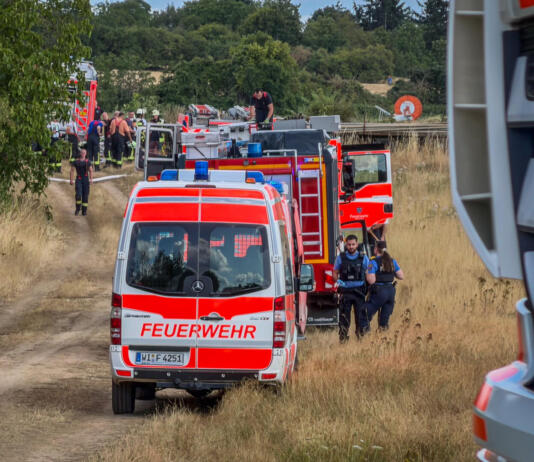 Dichte Rauchsäule über Mainz-Kastel nach Brand am Schmalweg