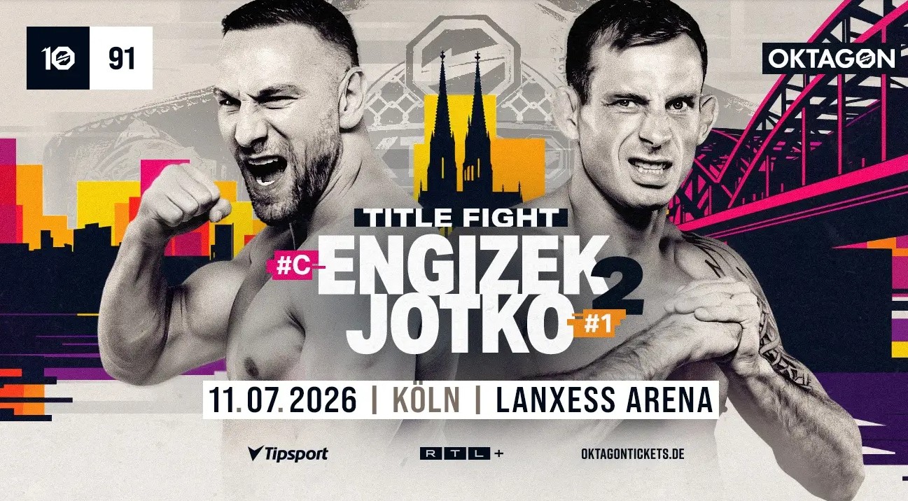 Oktagon 91 in Köln: Großes MMA-Rematch zwischen Engizek und Jotko