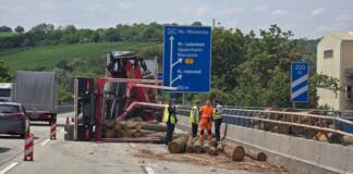 Unfall A60 Mainz-Weisenau