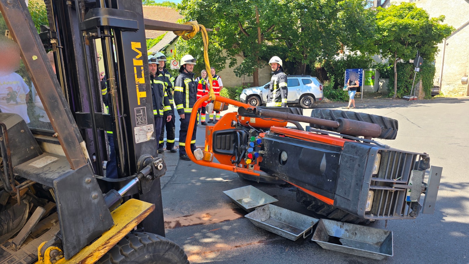 Unfall in Dexheim | Foto: BYC-News | Thorsten Lüttringhaus
