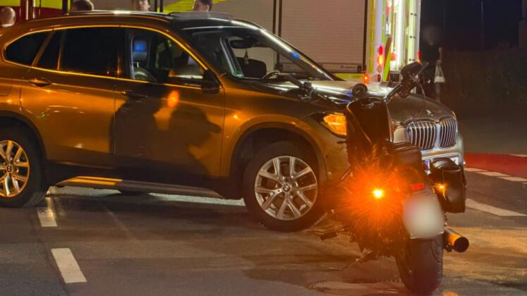Unfall zwischen auto und motorrad in mainz Unfall in mainz