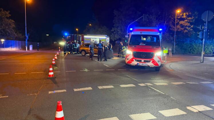Unfall zwischen auto und motorrad in mainz Unfall in mainz