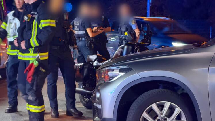 Unfall zwischen auto und motorrad in mainz Unfall in mainz
