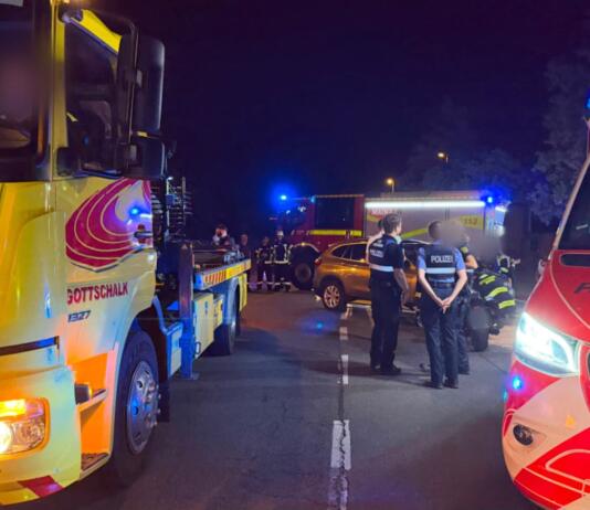 Unfall in Mainz