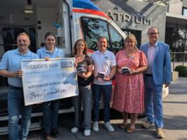 Spendenübergabe an den ASB Wünschewagen RLP | Foto: BYC-News