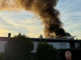 Brand in Rüsselsheim