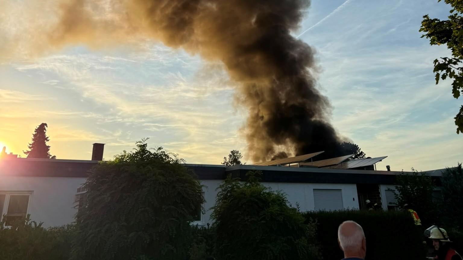 Brand in Rüsselsheim