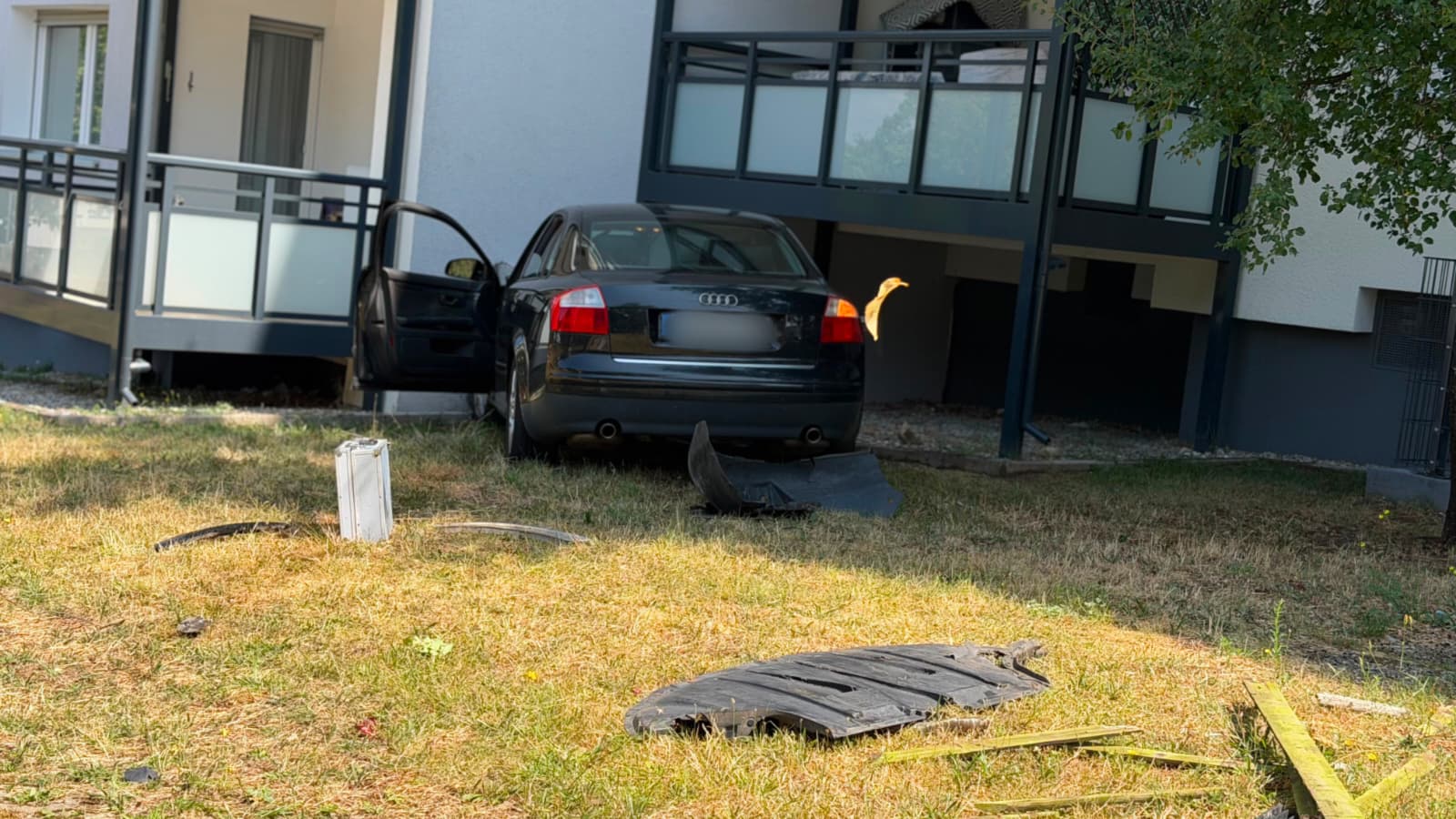 Unfall in Mainz-Mombach | Foto: BYC-News