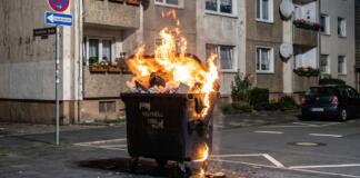 Anhaltende Welle von Brandstiftungen in Wiesbaden