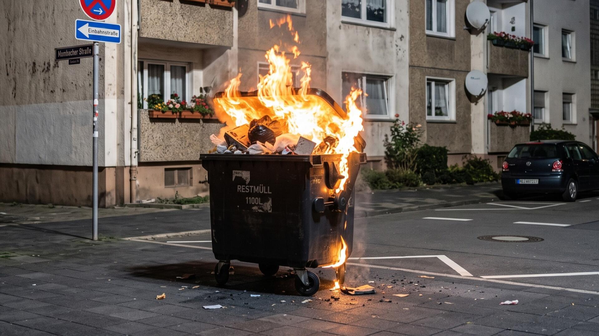 Anhaltende Welle von Brandstiftungen in Wiesbaden