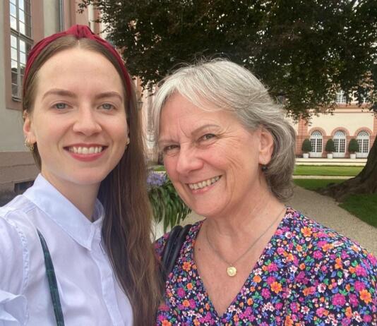 Annette aus Frankfurt mit ihrer Tochter