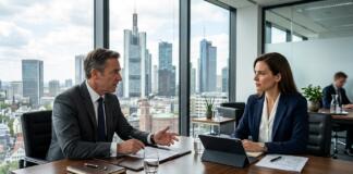 Preisverhandlungen, Geschäftsgespräch, Business, Bild: KI-generiert