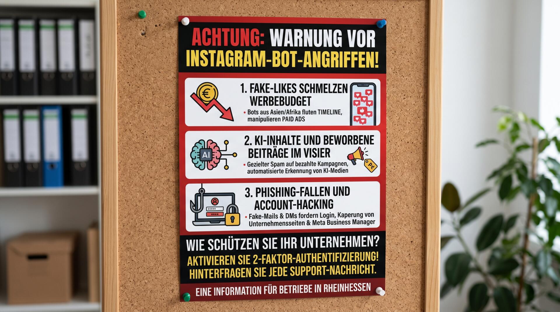 Manipulationen auf Instagram: Unternehmen in Rheinhessen im Visier