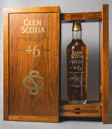 Glen scotia, dest. 1977, 46 jahre, campbeltown single malt scotch whisky