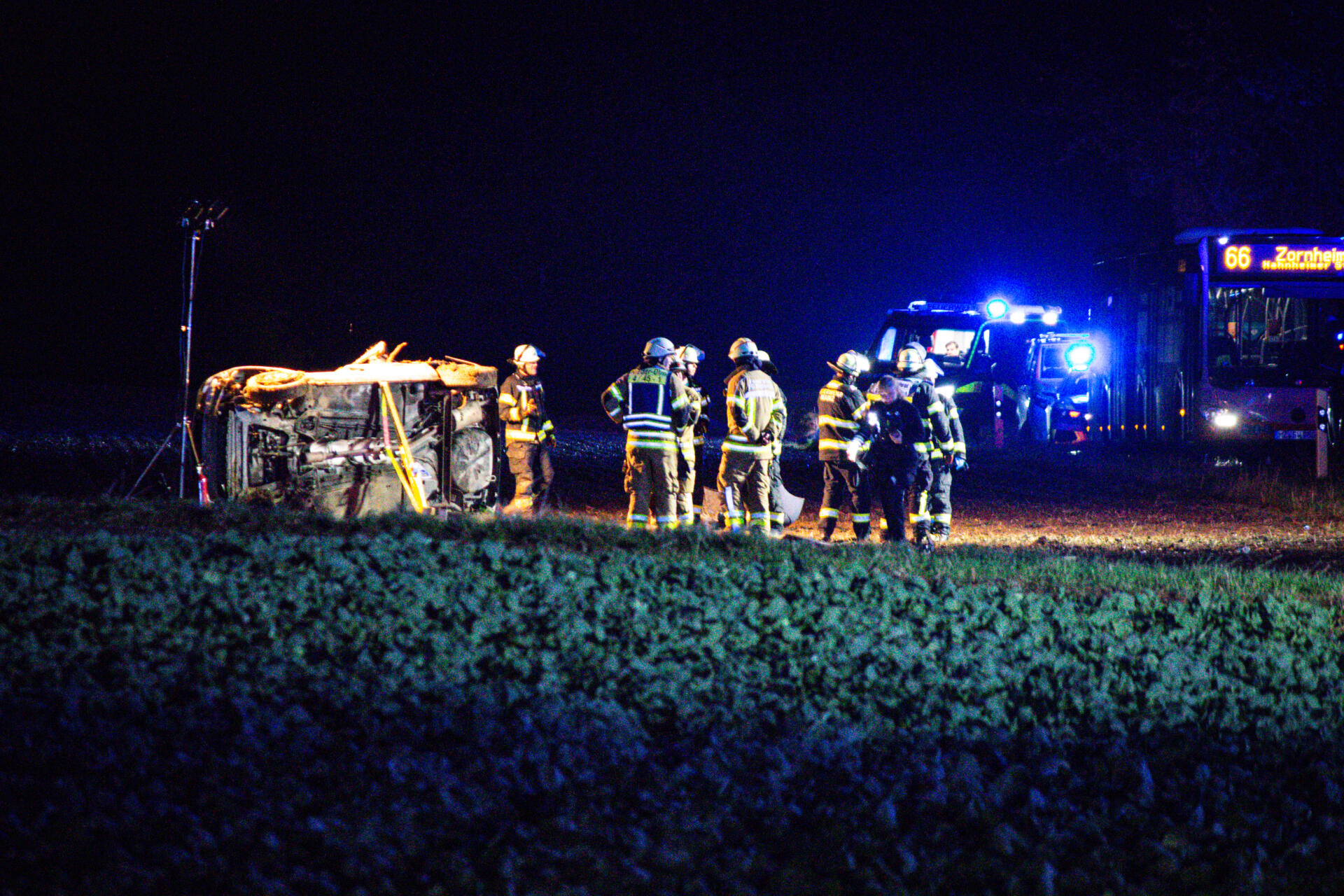 Foto: BYC-News Schwerer Unfall zwischen Mainz-Ebersheim und Zornheim