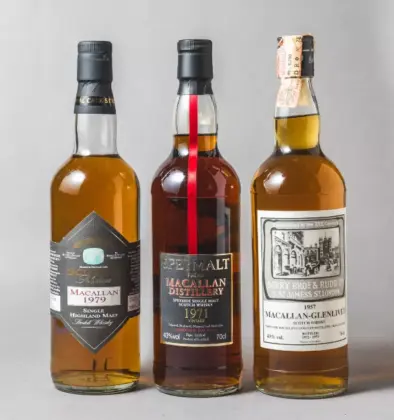 Konvolut mit 3 flaschen exklusivem macallan single malt scotch whisky