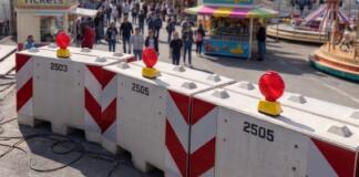 Mobile und Feste Terrorsperren auf dem Hochheimer Markt 2026