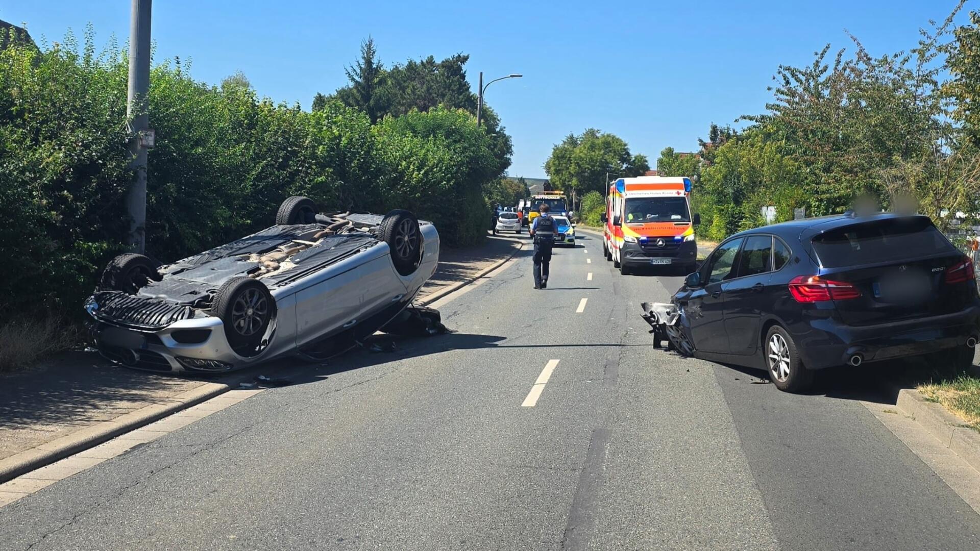 Unfall in Nackenheim | Foto: BYC-News | Thorsten Lüttringhaus