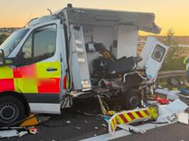 Unfall Rettungswagen