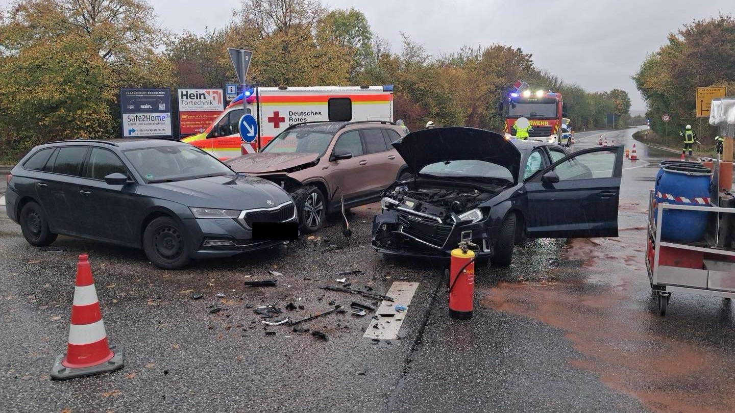 Unfall Wörrstadt Foto: FF Wörrstadt