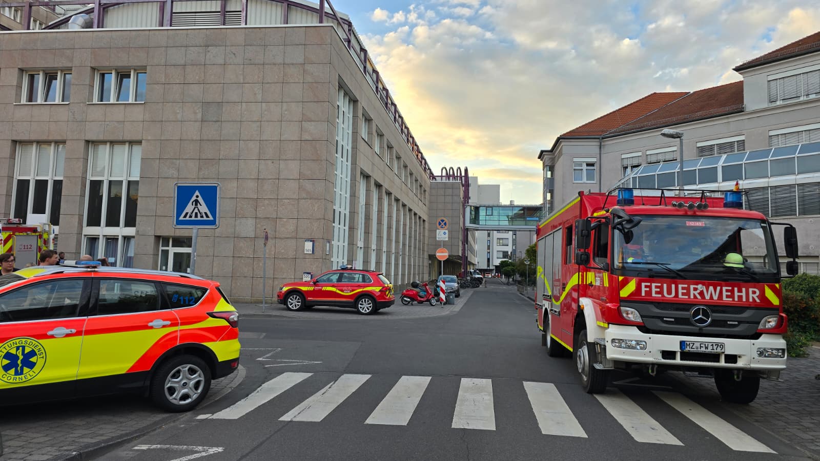 Einsatz in der Uniklinik Mainz | Foto: BYC-News | Thorsten Lüttringhaus Einsatz in der Uniklinik Mainz | Foto: BYC-News | Thorsten Lüttringhaus