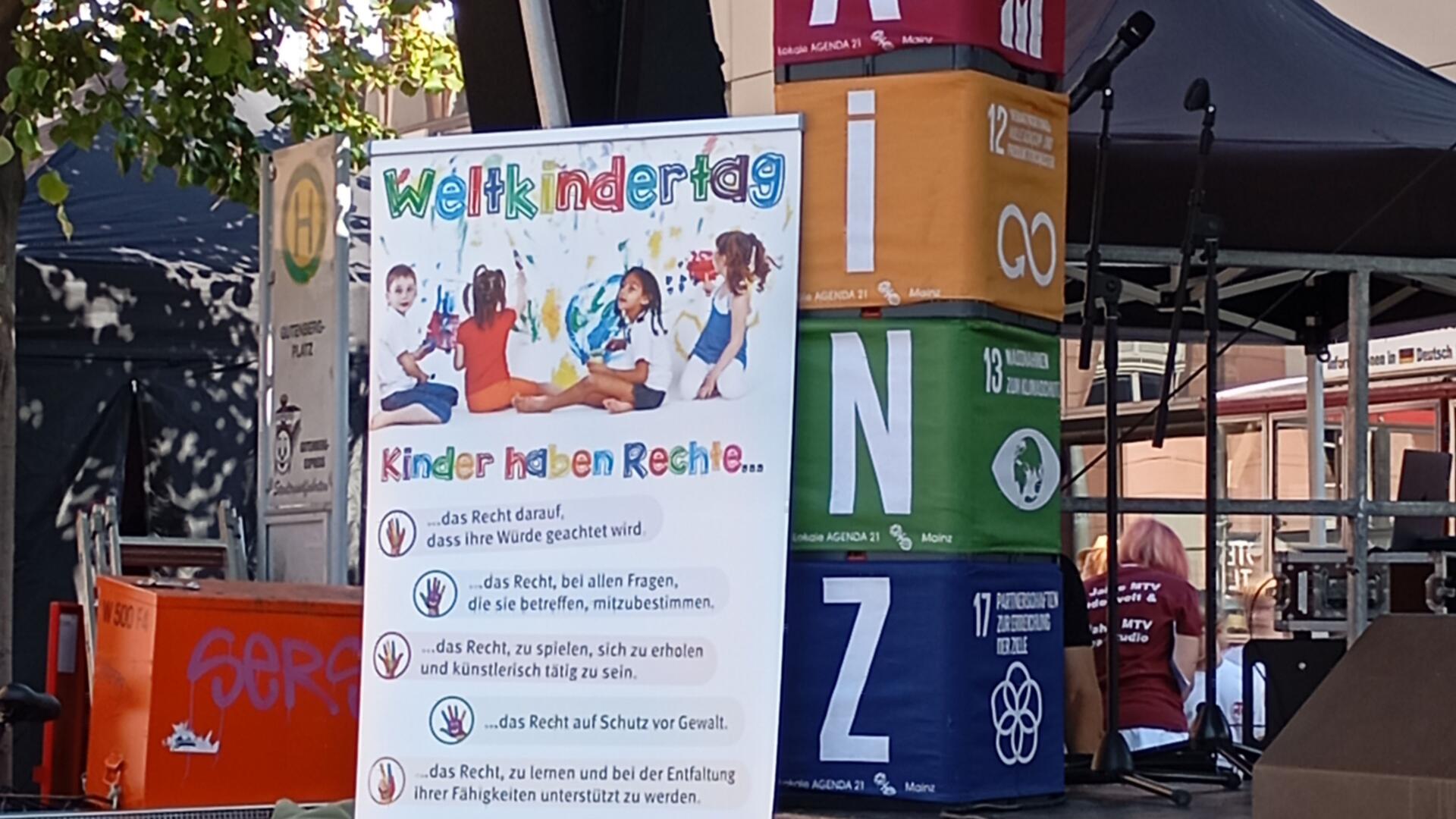 Spiel, Spaß und Kinderrechte in Mainz am 19. September