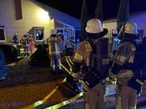 Bad kreuznach: brand im gewerbegebiet und unfall auf k 49 Bad kreuznach: brand im gewerbegebiet und unfall auf k 49 1